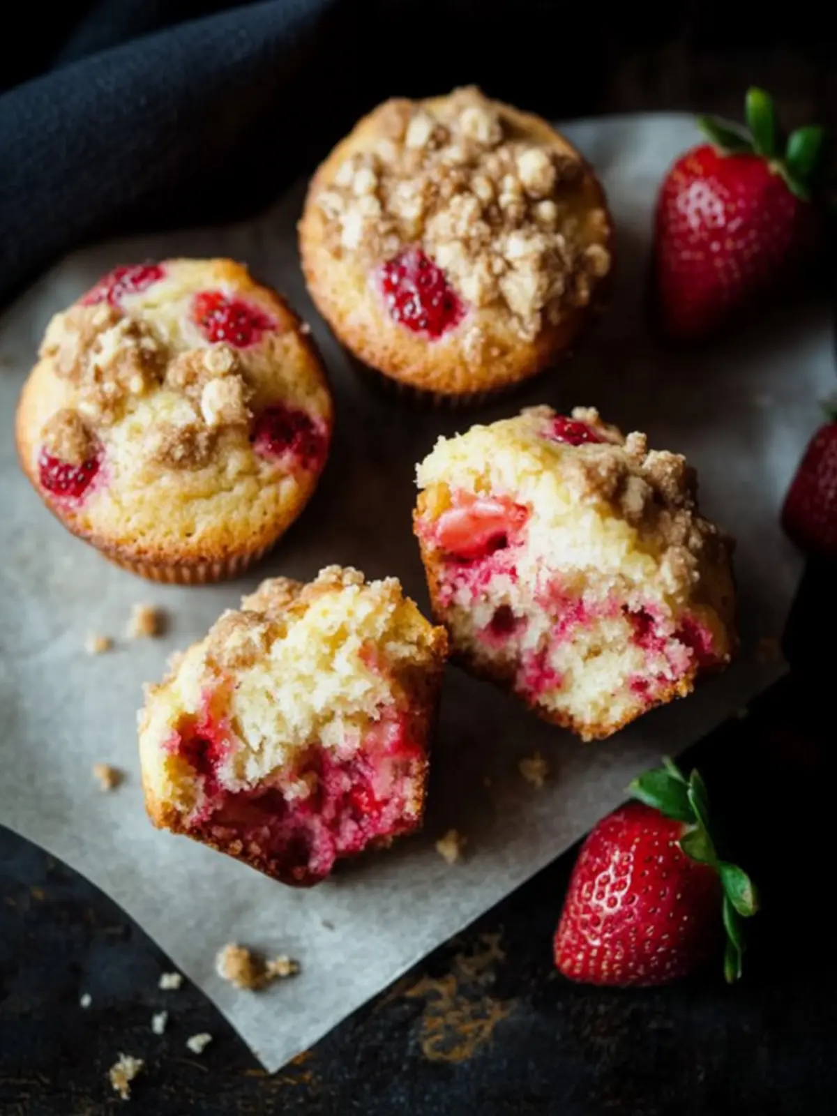 Decadent Strawberry Streusel Muffins You ll Love to Bake 2 Strawberry Streusel Muffins