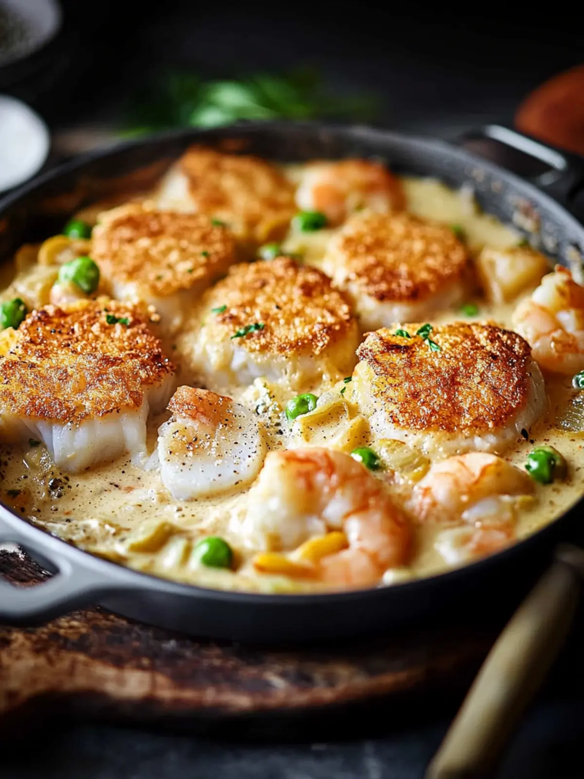 Smoky Cod and Prawn Cobbler: Comfort Food at Its Best 2 Smoky cod and prawn cobbler