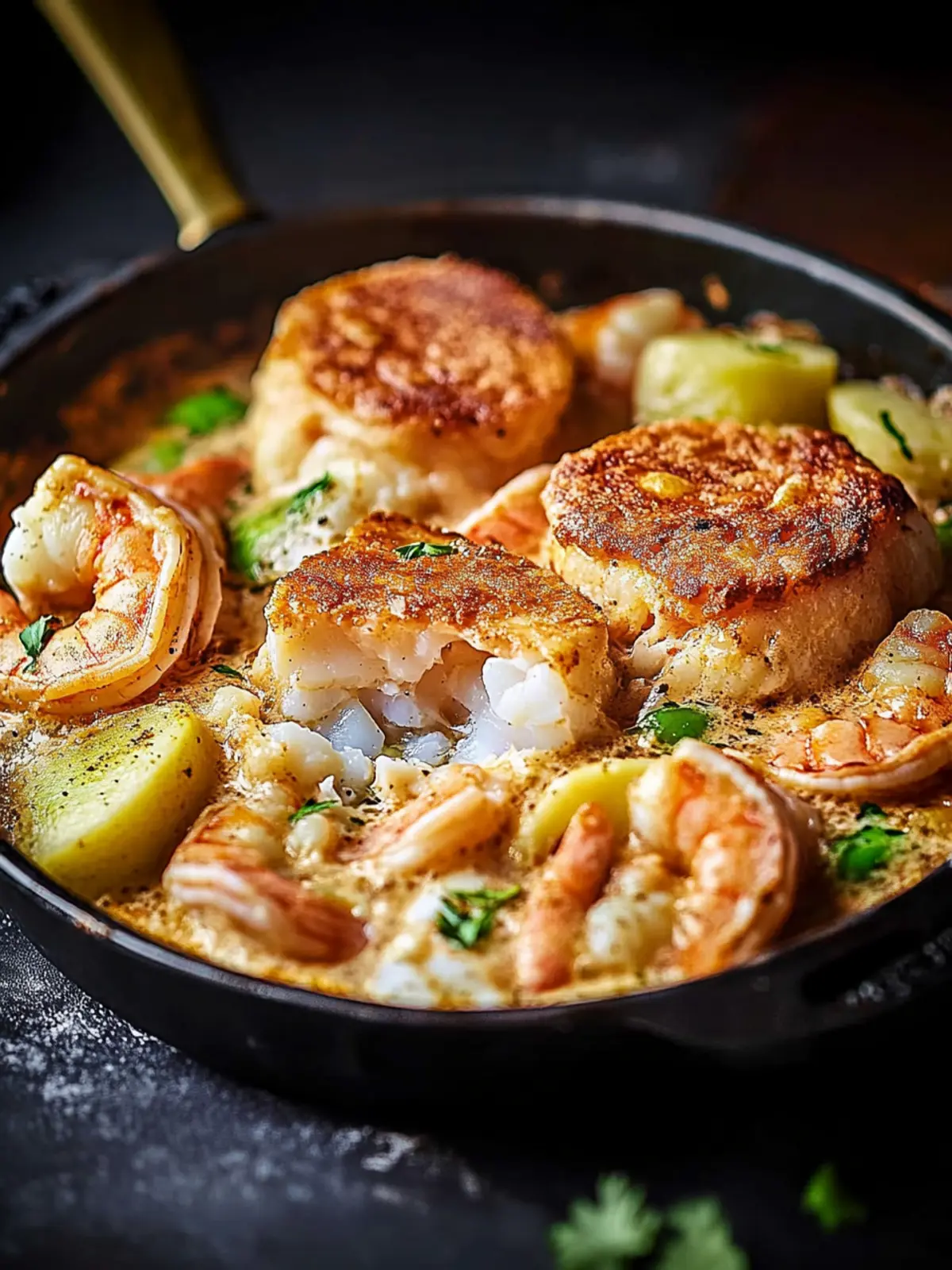 Smoky Cod and Prawn Cobbler: Comfort Food at Its Best 3 Smoky cod and prawn cobbler