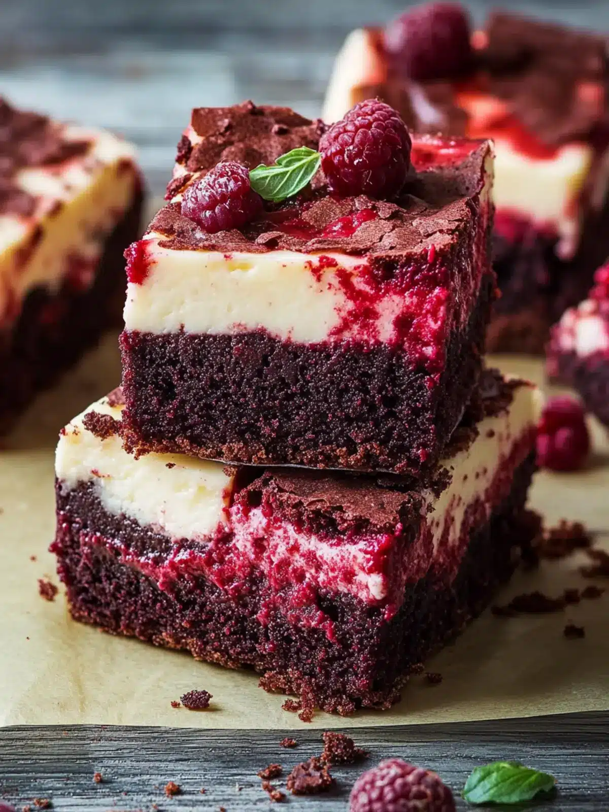 Decadent Red Velvet Cheesecake Brownies You Must Try Today 4 Red Velvet Cheesecake Brownies