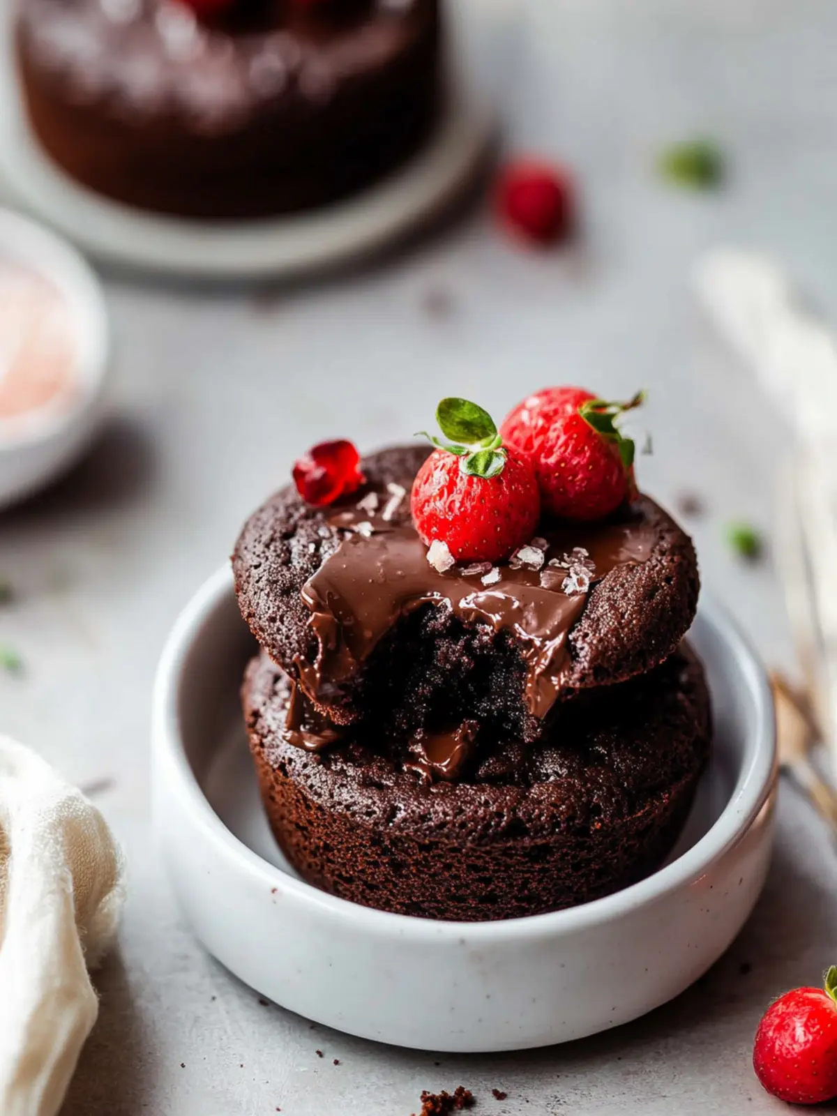 Decadent Date Night Chocolate Fudge Cakes for 2 to Savor 2 Date Night Chocolate Fudge Cakes for 2