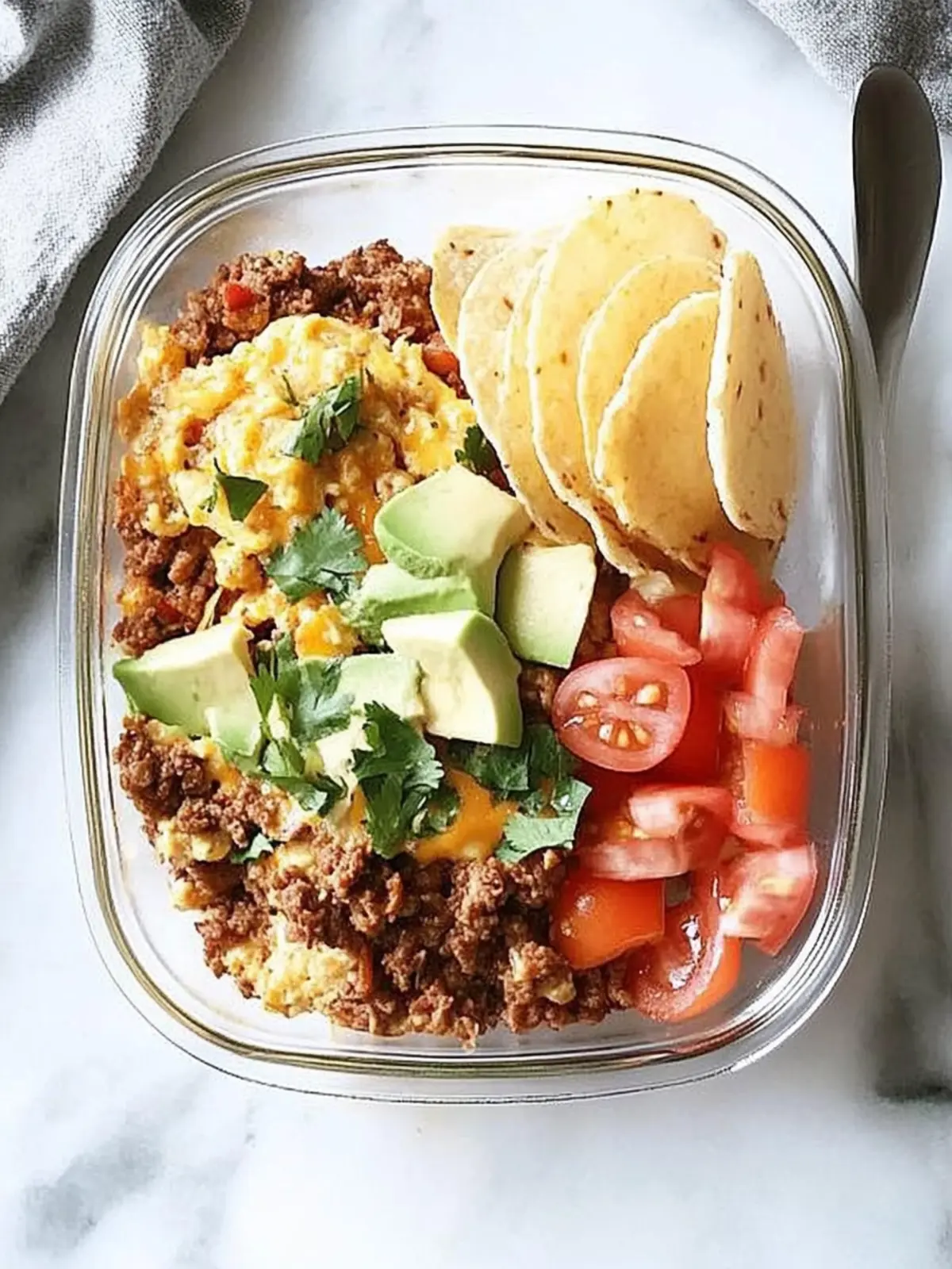 Delicious Meal Prep Breakfast Taco Scramble You ll Love 2 Meal Prep Breakfast Taco Scramble