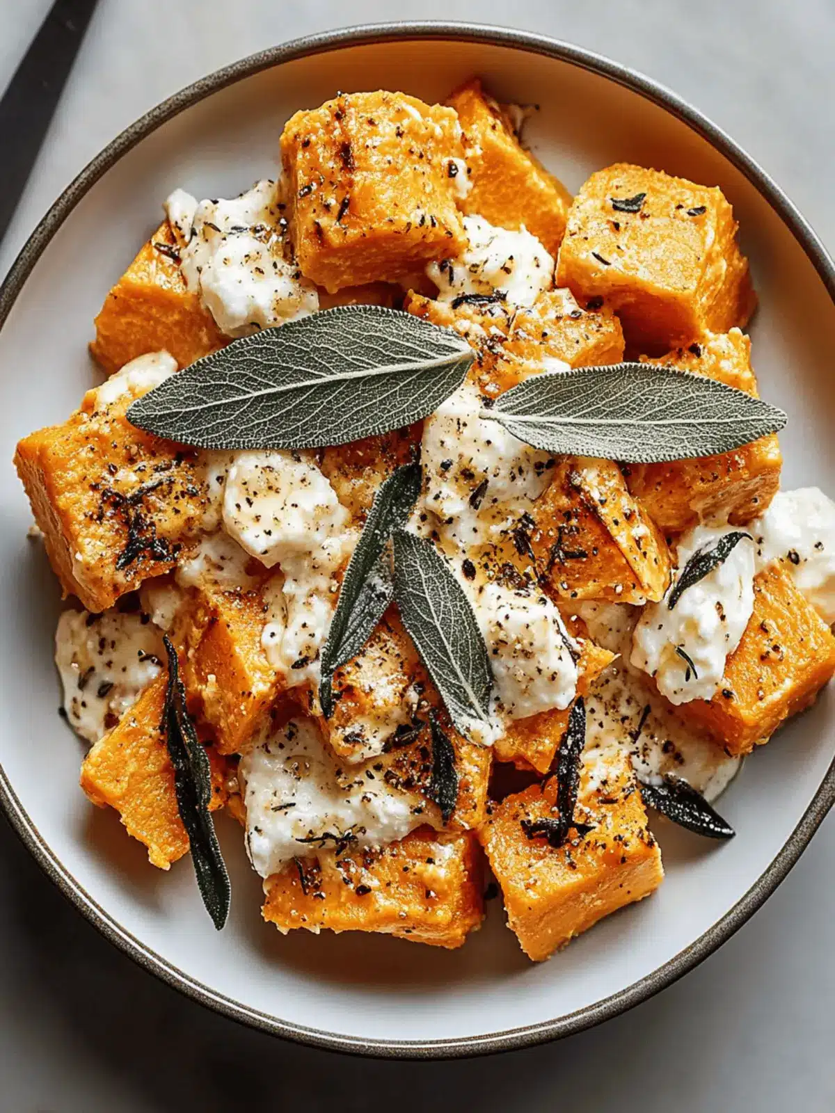 Viral Sweet Potato Goat Cheese Sage Pasta That Wows Tastebuds 2 Viral Sweet Potato Goat Cheese Sage