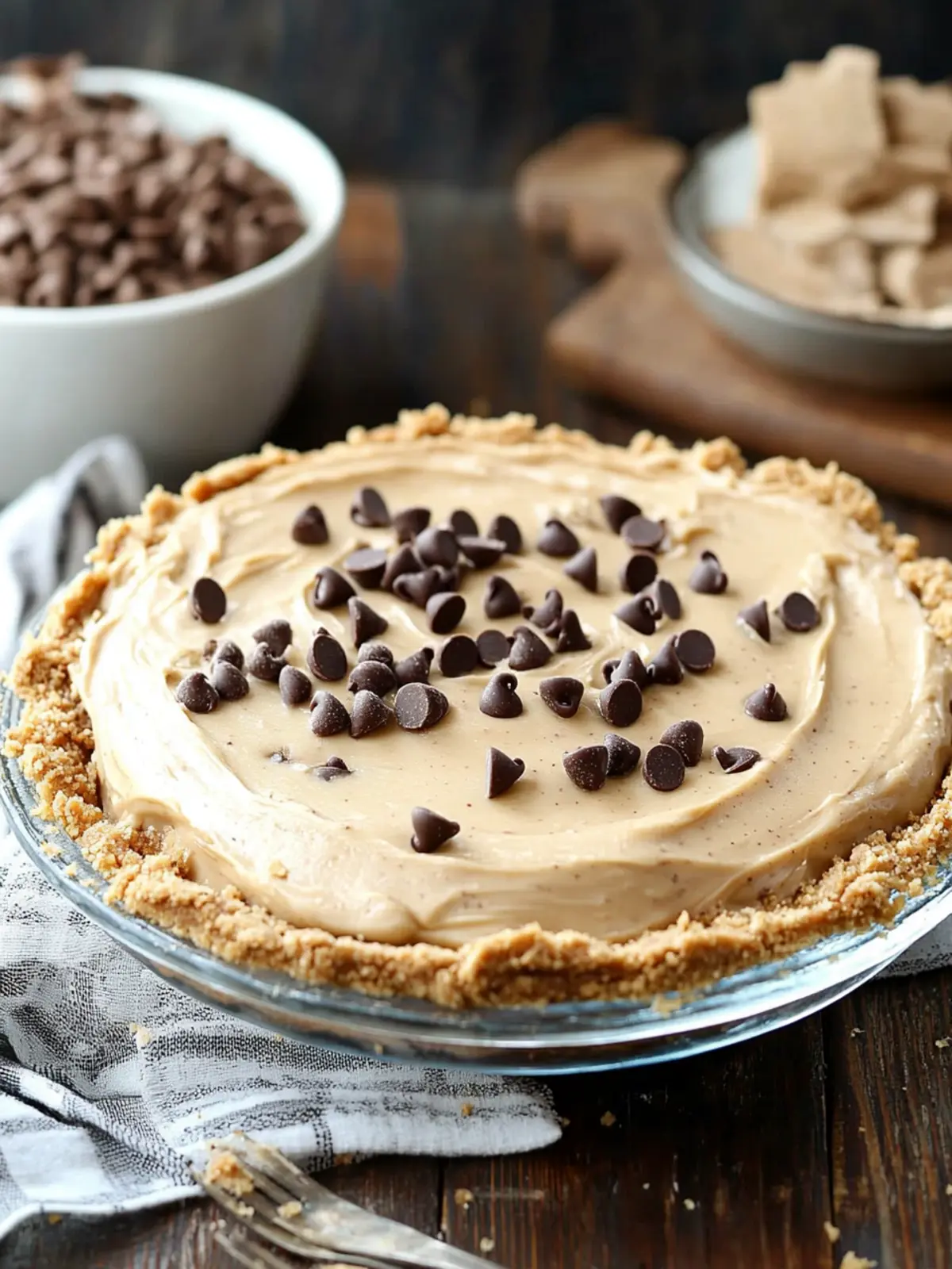 Irresistible Chocolate Chip Peanut Butter Pie That Everyone Loves 2 Chocolate Chip Peanut Butter Pie