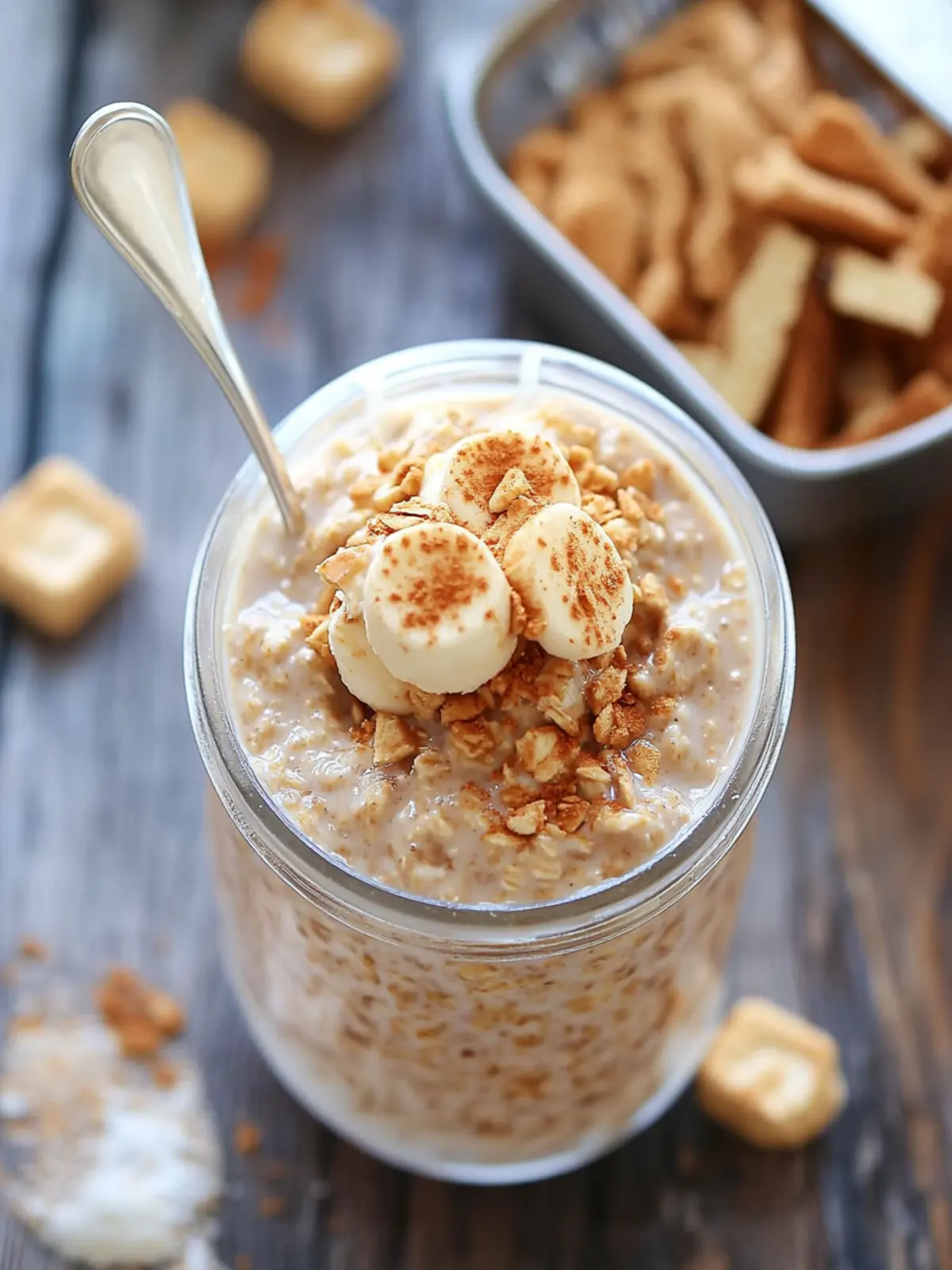 Indulge in Biscoff Overnight Oats for a Dreamy Breakfast! 2 Biscoff Overnight Oats