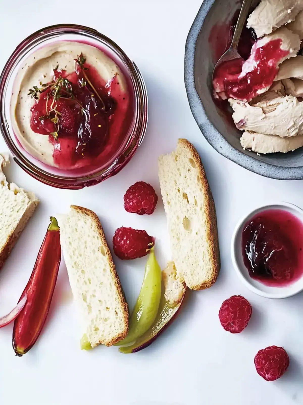 Indulge in Chicken Liver Mousse with Raspberry Jelly Bliss 2 Chicken-Liver Mousse with Raspberry Jelly