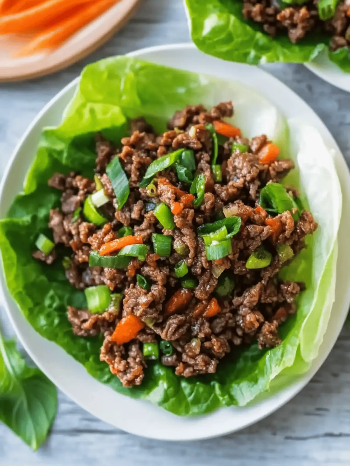 Savory Juicy Thai Beef Lettuce Cups That Wow Every Bite 4 Juicy Thai Beef Lettuce Cups