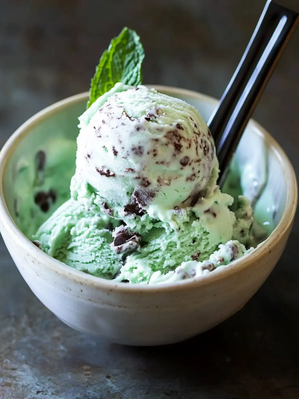Savor the Summer: Homemade Mint Chocolate Chip Ice Cream 2 Homemade Mint Chocolate Chip Ice Cream