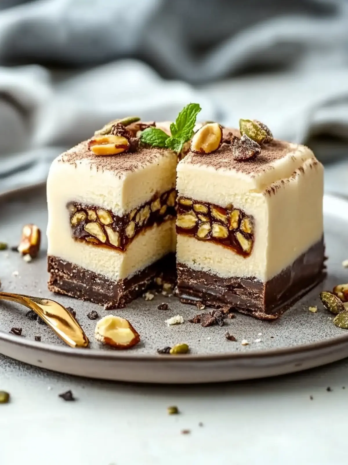 Decadent Pandoro Semifreddo with Chocolate and Amaretto 4 Pandoro Semifreddo