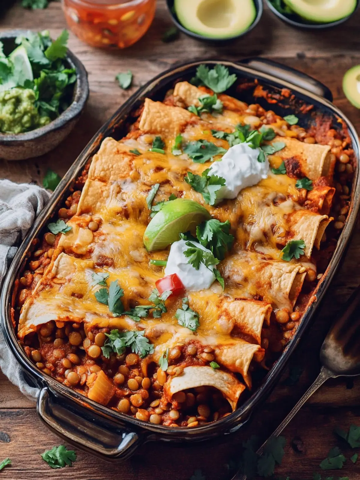 Savory Vegan Enchiladas with Lentils You'll Crave 2 The Best Vegan Enchiladas With Lentils