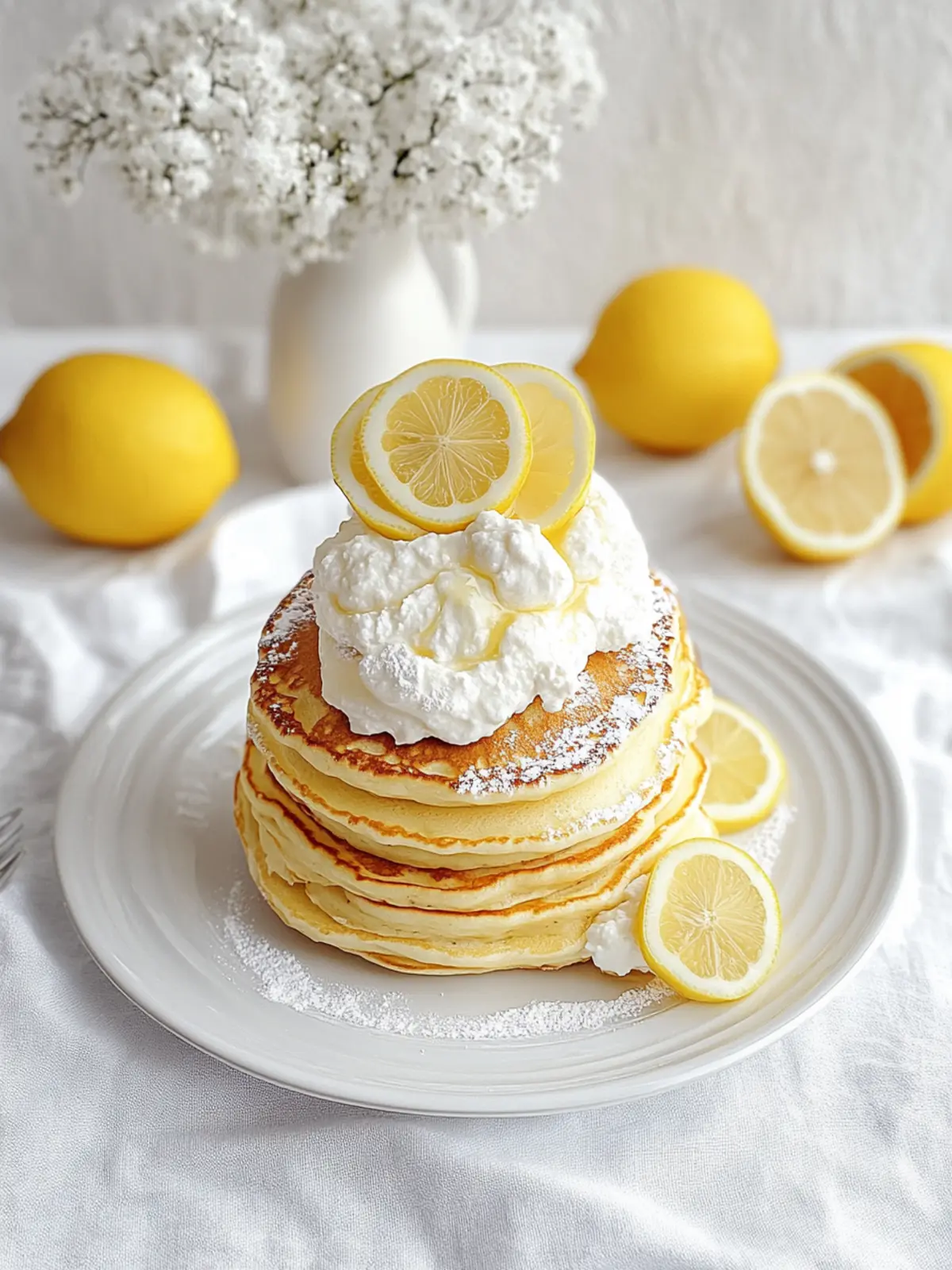 Lemon Ricotta Pancakes: Light, Fluffy Bliss Awaits You 2 Lemon Ricotta Pancakes
