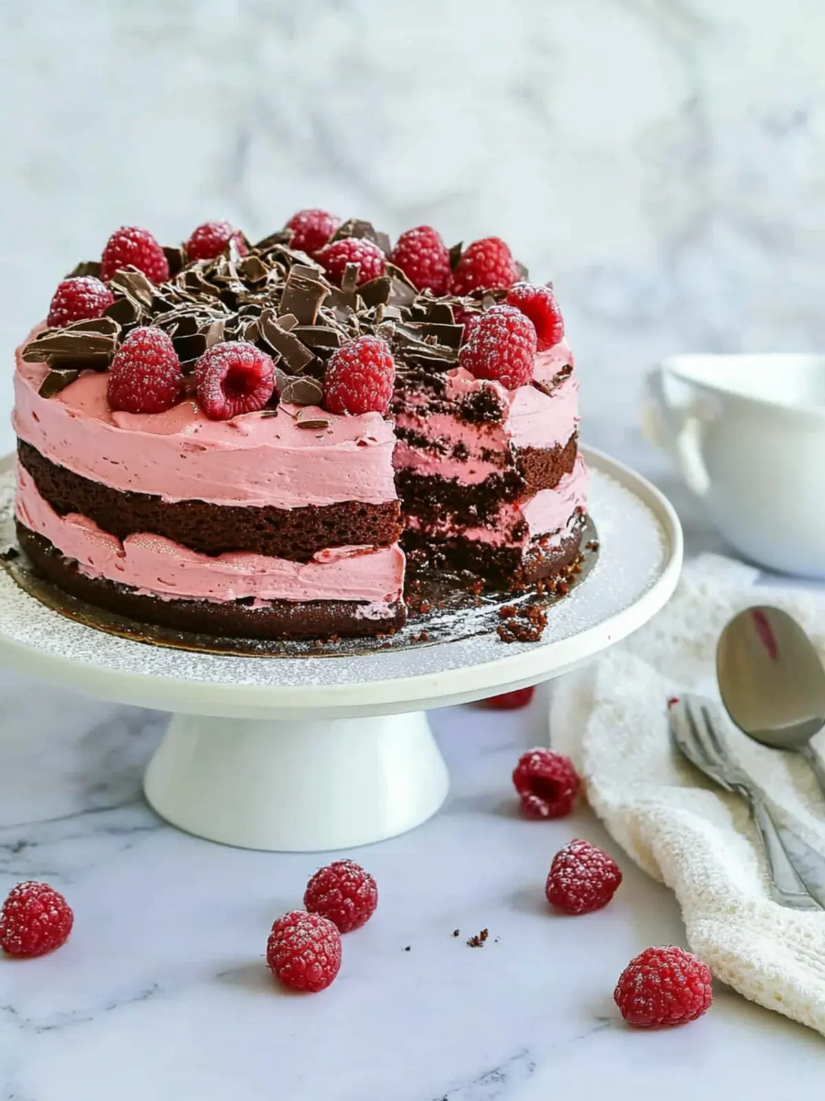 Decadent Chocolate Raspberry Mousse Cake That Wows Every Time 4 Chocolate Raspberry Mousse Cake