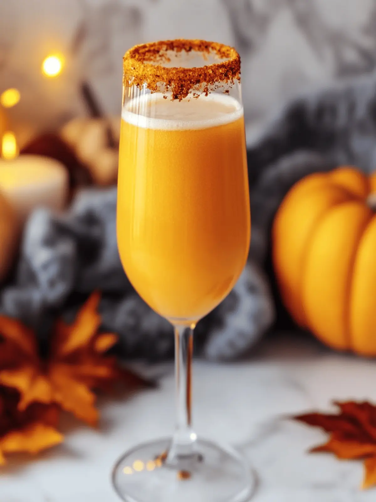 Delicious Pumpkin Pie Mimosa for Cozy Fall Celebrations 2 Pumpkin Pie Mimosa