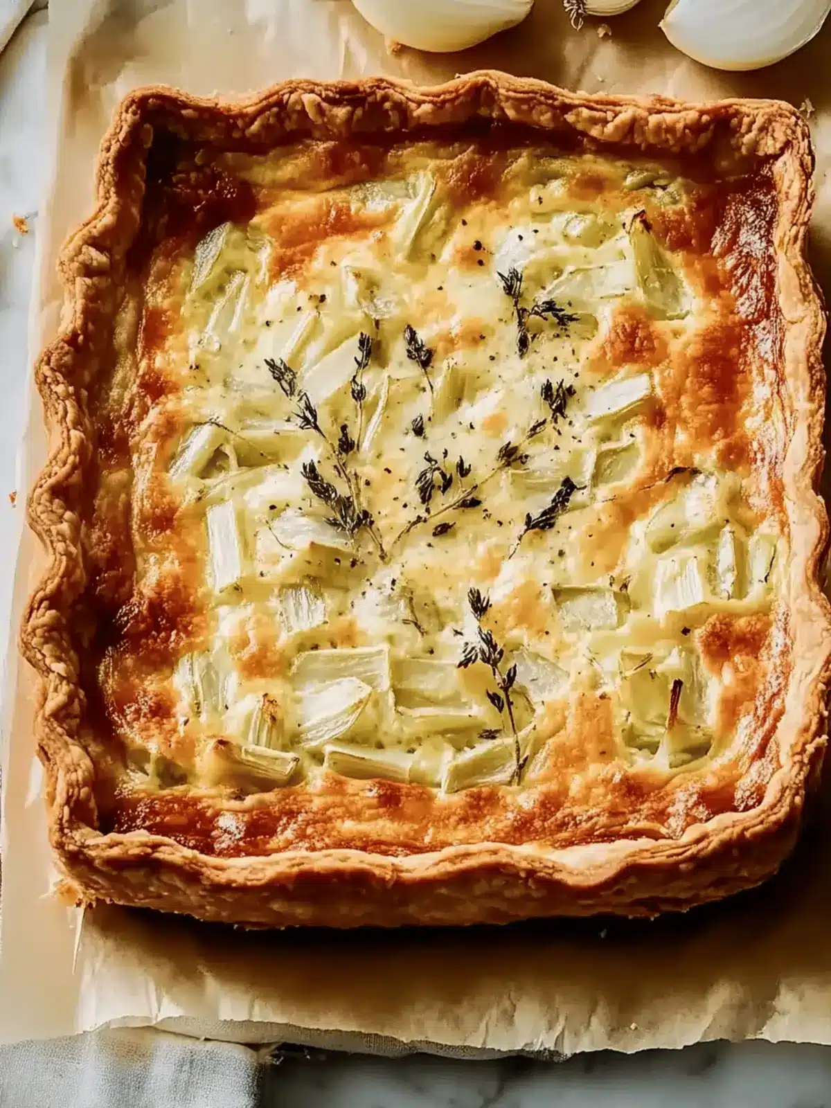 Delicious Leek Tart with Gruyere and Onions to Impress Friends 4 Leek Tart with Gruyere and Onions