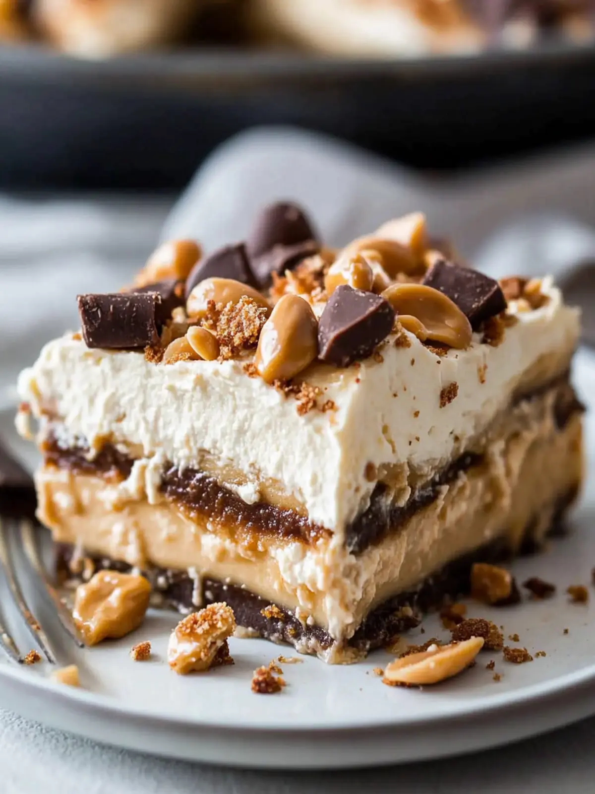 Irresistible Peanut Butter Lasagna That's a Dessert Dream 3 Peanut Butter Lasagna