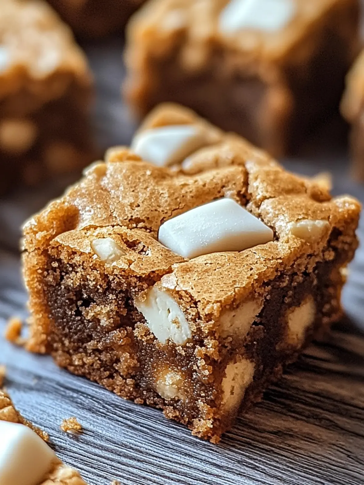 Biscoff Blondies Delight: Irresistibly Chewy & Customizable! 2 Biscoff Blondies Delight