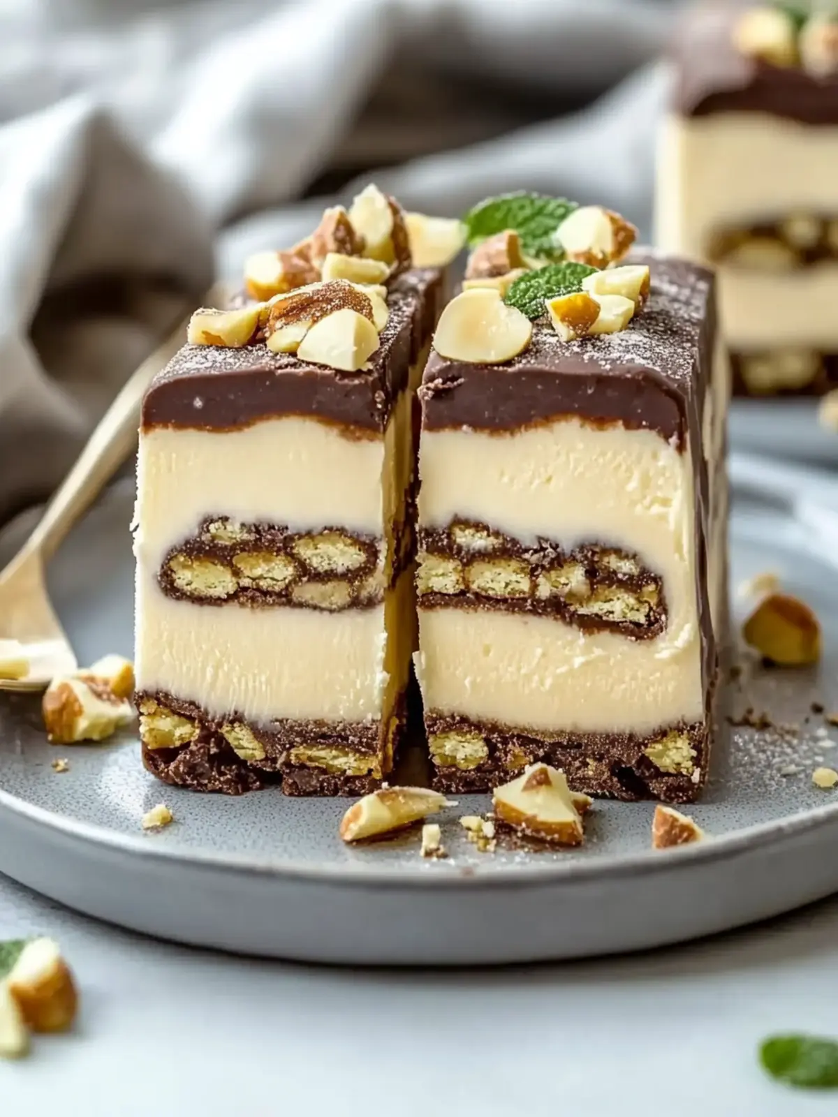 Decadent Pandoro Semifreddo with Chocolate and Amaretto 3 Pandoro Semifreddo