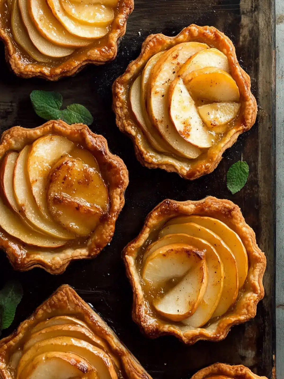 Brie and Bourbon Apple Tarts for Cozy Fall Gatherings 3 brie and bourbon apple tarts