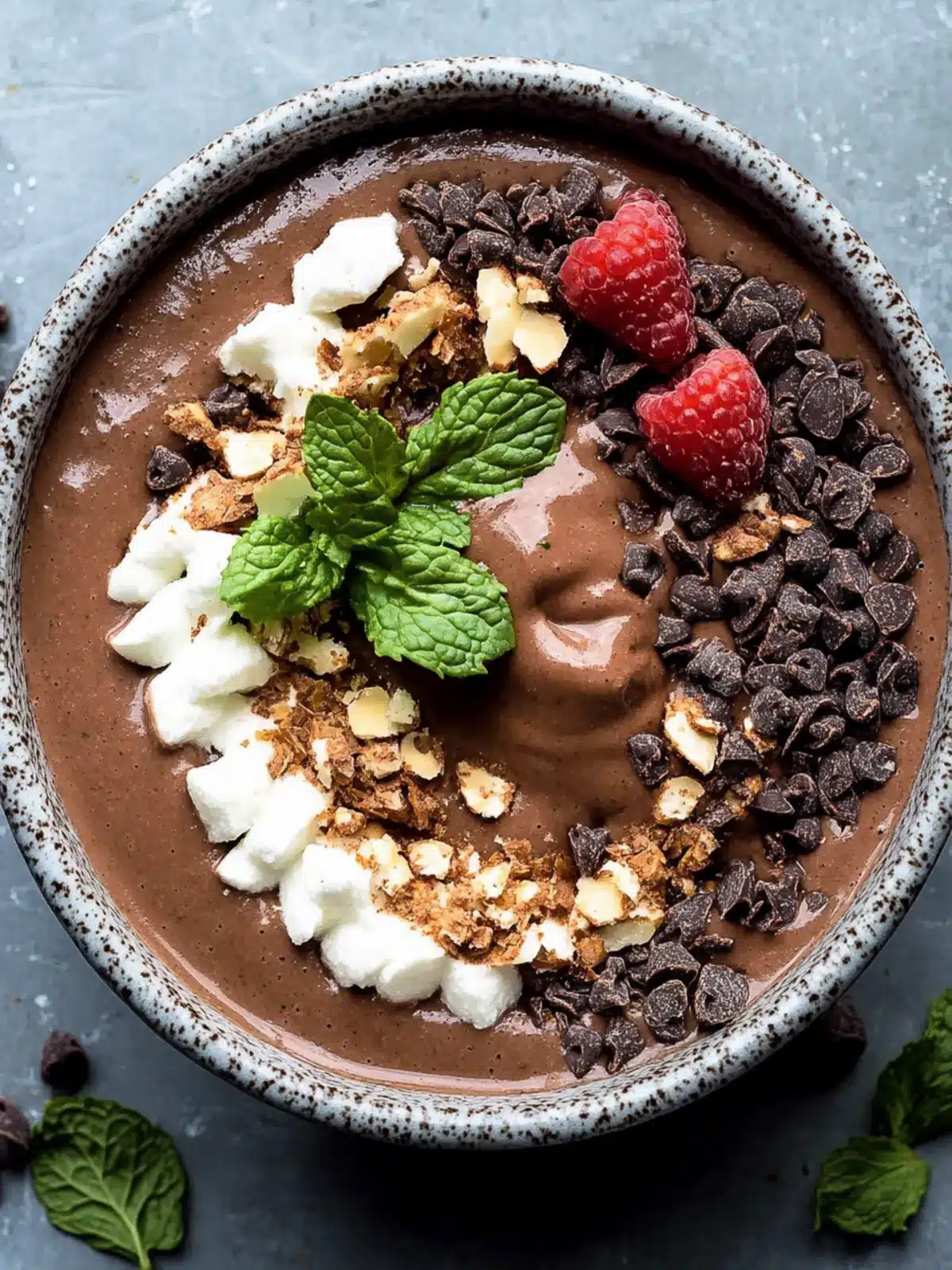 Mint Chocolate Smoothie Bowl: A Dreamy Healthy Indulgence 3 Mint Chocolate Smoothie Bowl