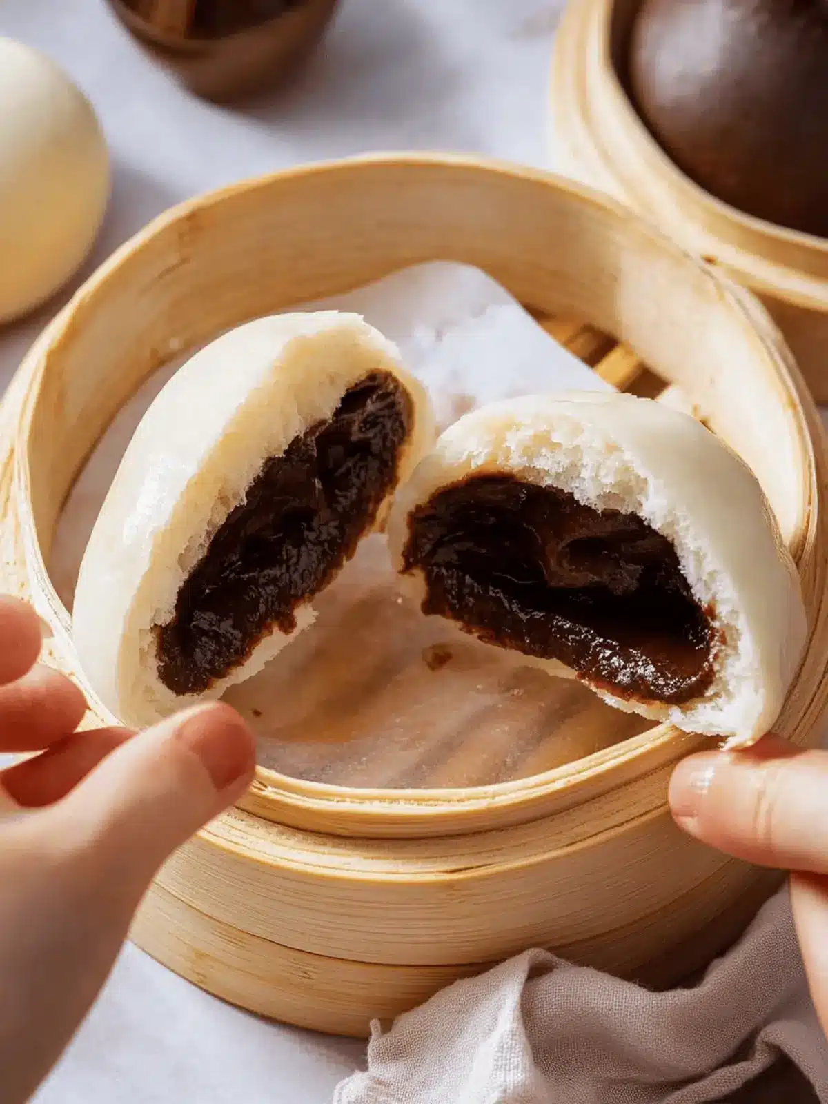 Chocolate Steamed Buns: A Fun Twist on Classic Comfort Food 2 Chocolate Steamed Buns