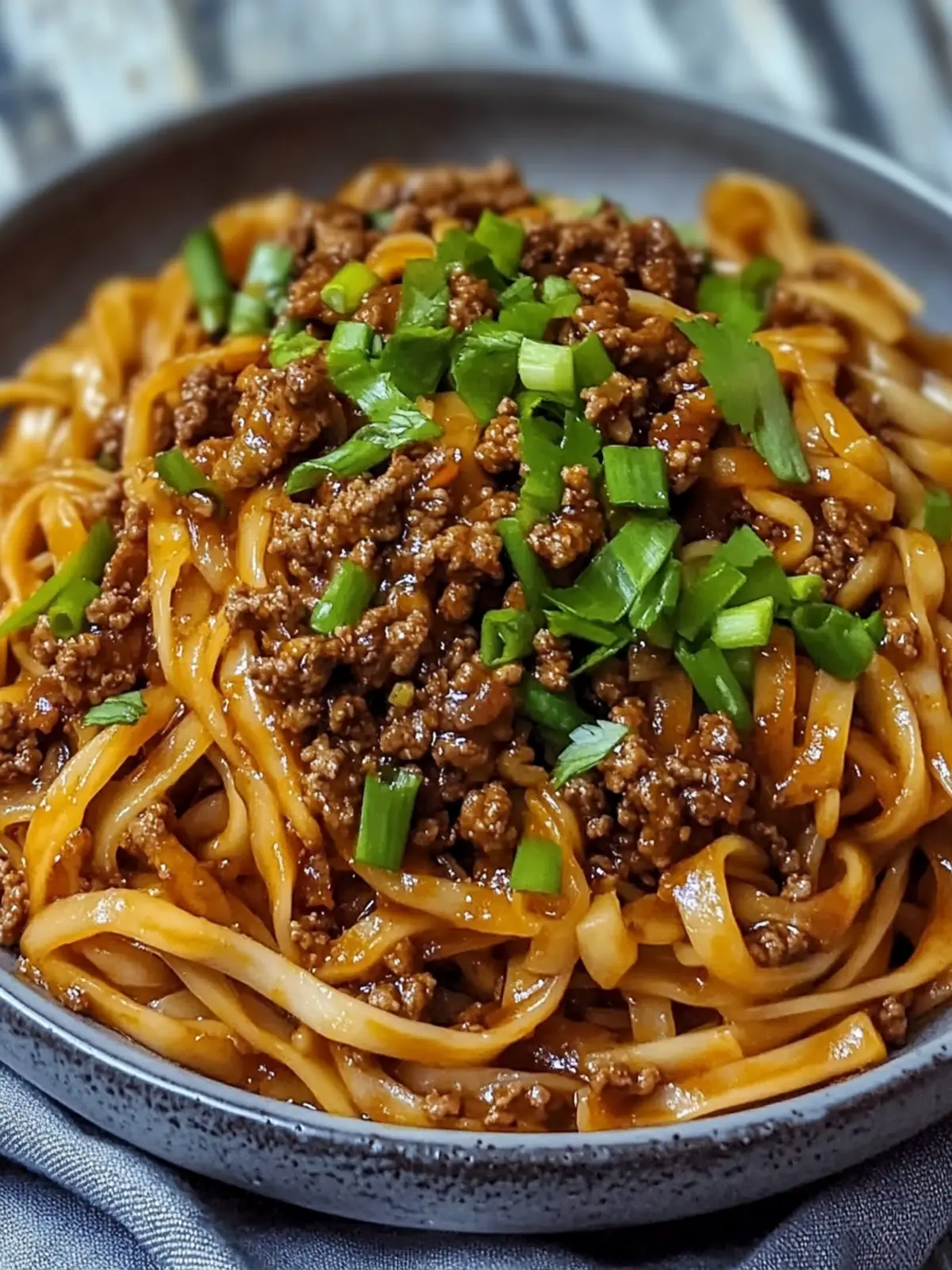 Savory Ground Beef Mongolian Noodles in 25 Minutes! 3 Ground Beef Mongolian Noodles