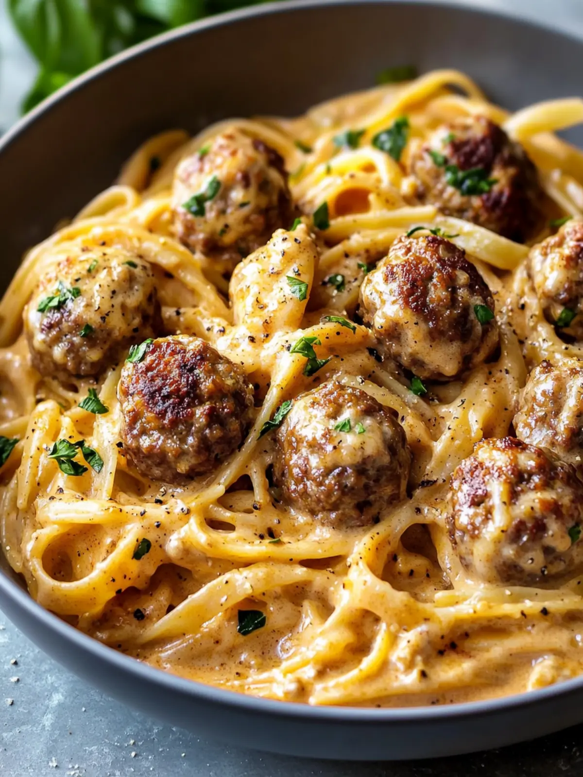 One Pot Creamy Cajun Beef Meatball Pasta for Cozy Nights 2 One Pot Creamy Cajun Beef Meatball Pasta