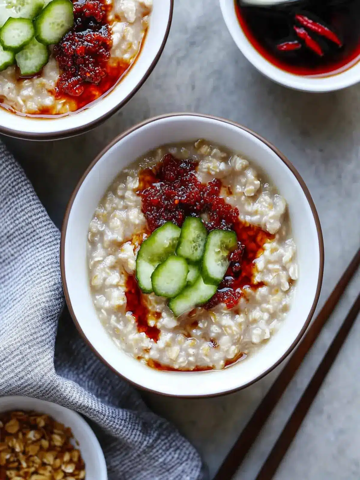 Slow Cooker Oatmeal (Chinese Style) with Tasty Toppings 2 Slow Cooker Oatmeal (Chinese Style)