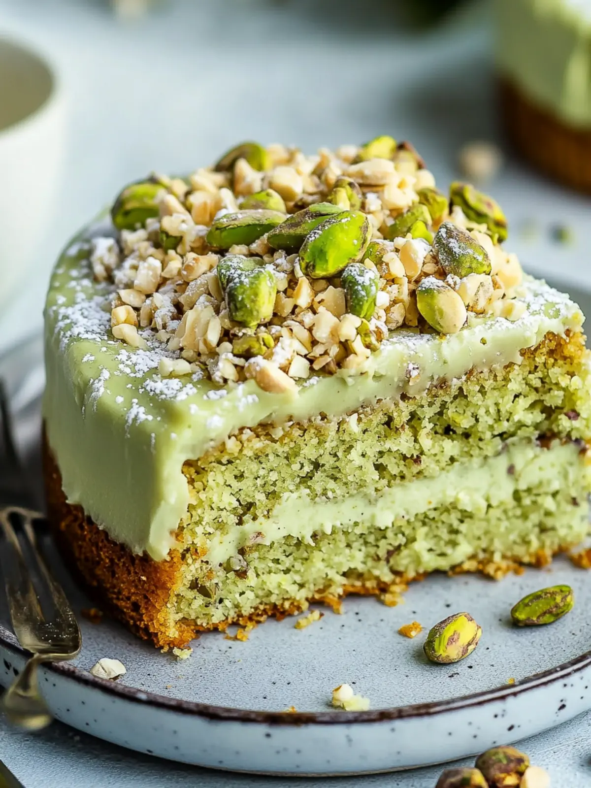 Delicious Vegan Pistachio Coffee Cake to Brighten Your Day 3 Vegan Pistachio Coffee Cake