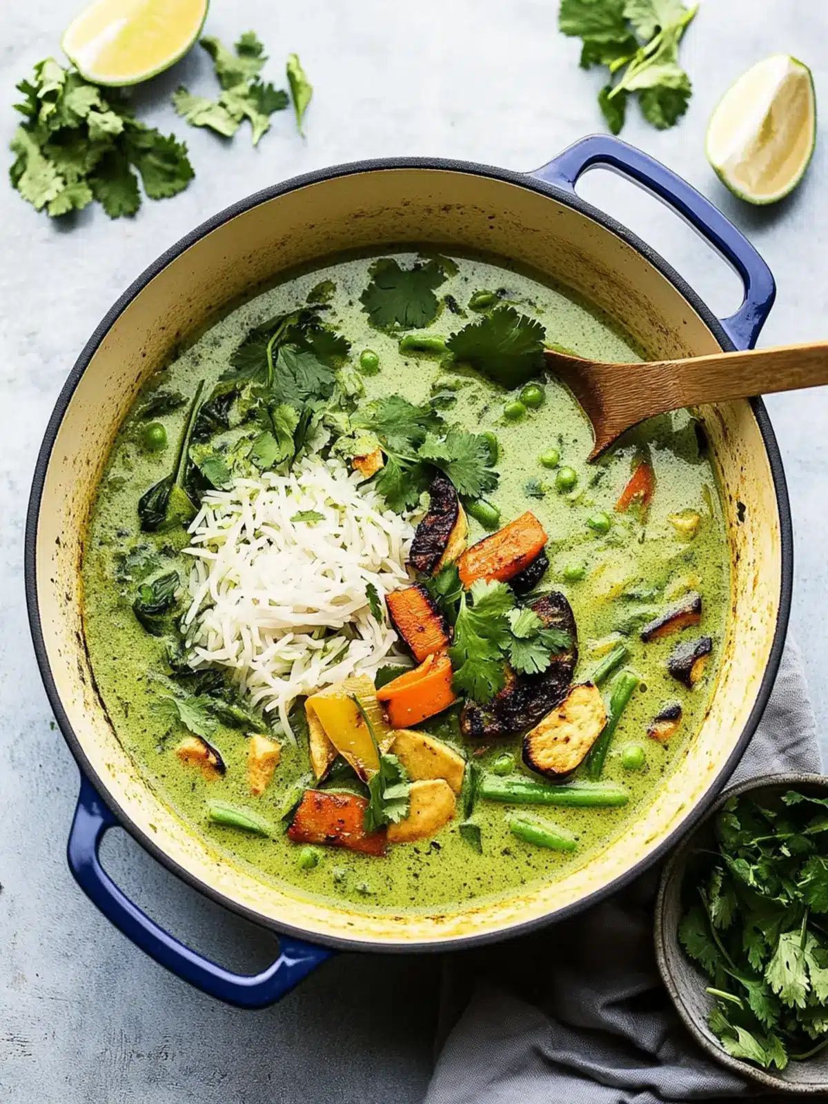 Delicious Vegan Thai Green Curry to Spice Up Your Dinner 2 Vegan Thai green curry