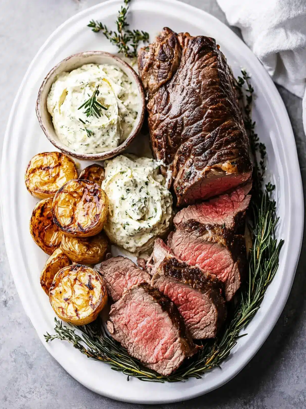 Succulent Beef Fillet with Zesty Horseradish Cream Delight 3 Beef Fillet with Horseradish Cream
