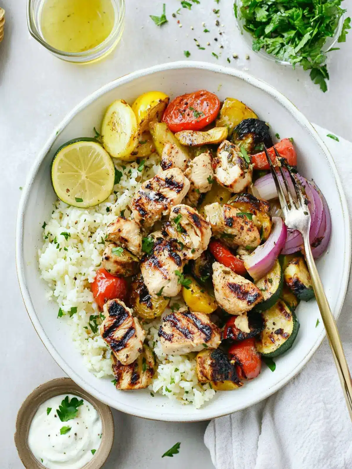 Juicy Chicken Souvlaki with Grilled Veggies for Summer Feasts 4 Chicken Souvlaki with Grilled Vegetables