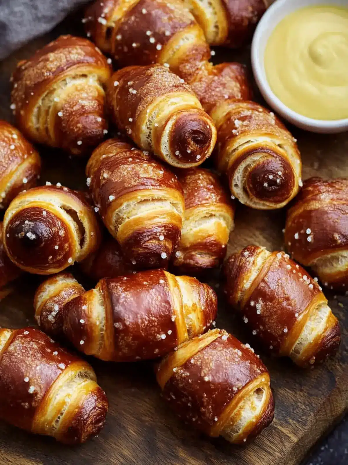 Pretzel Pigs in a Blanket: The Ultimate Game Day Snack 4 Pretzel Pigs in a Blanket